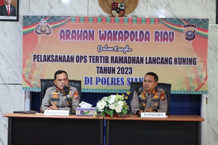 Lakukan Kunker ke Polres Siak, Wakapolda Riau Beri Apresiasi Kepada AKBP Ronald Sumaja