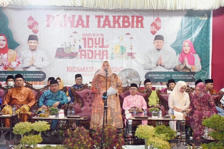 Pawai Takbir Idul Adha Berlangsung Meriah, Ini Pesan Bupati Bengkalis