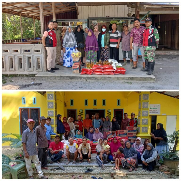 Lewat Program Jumat Berkah, PT. Permata Citra Rangau Serahkan Sembako Untuk Masyarakat