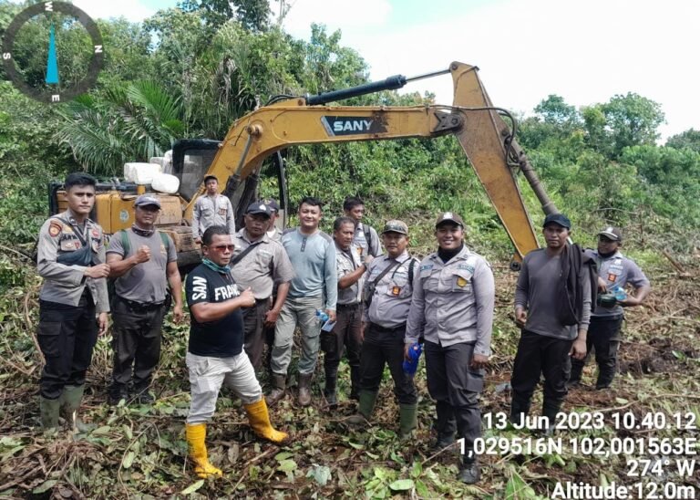 Diduga Rambah Kawasan HPK Milik Negara, Security PT. TKWL Usir Alat Berat Excavator Milik Poktan Yang di Ketuai Carim Cs