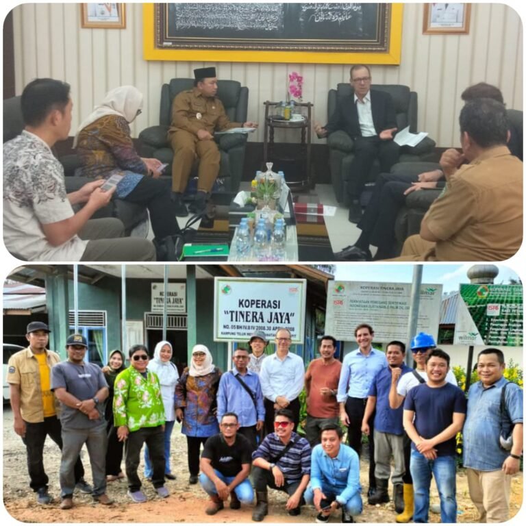 Duta Besar Swiss dan Presdir Daemeter Kunjungi Koperasi Tinera Jaya Kampung Teluk Mesjid – Siak