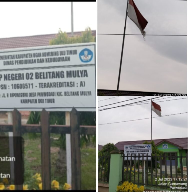 Kibarkan Sangsaka Merah Putih yang Usang dan Sobek, Pihak SMPN 2 Belitung Mulya Dinilai Sama Dengan Melecehkan