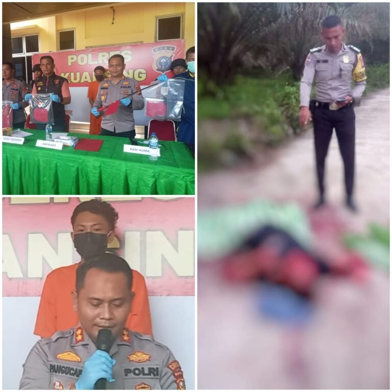 Pelaku Pembunuhan Sadis di Kecamatan Cerenti Kuansing Adalah Anak Kades , Akhirnya di Bekuk Polres Kuansing, Ini Motif Pelaku
