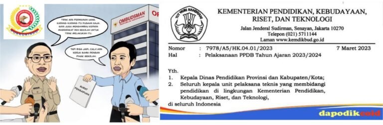 Ketum LSM Forkorindo Menyoroti Tentang PPBD 2023 Khusus SMA/SMK Negeri