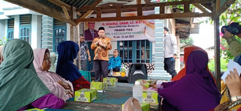 Reses Perdana Di Gajah Sakti, Khairul Umam Sampaikan Ini