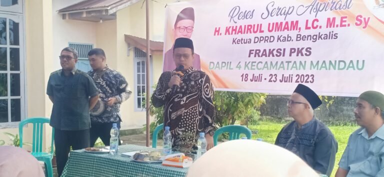 Warga Jalan Teratai Sampaikan Ini Saat Reses Ketua DPRD Khairul Umam