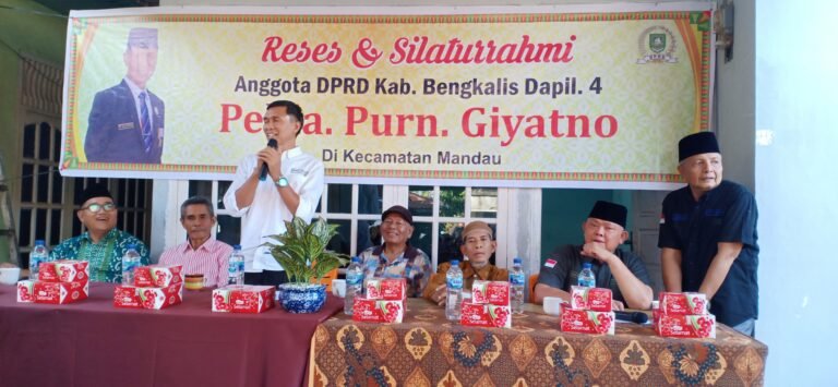 Ratusan Warga Padati Reses Pelda (Purn) Giyatno di Babussalam