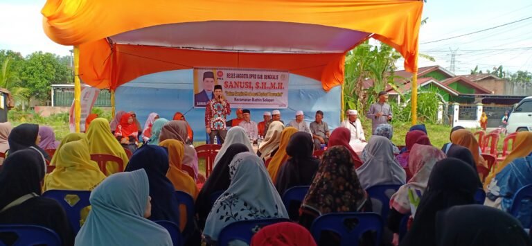 Yung Sanusi Gelar Reses di Jalan LKMD, Warga Usulkan Ini