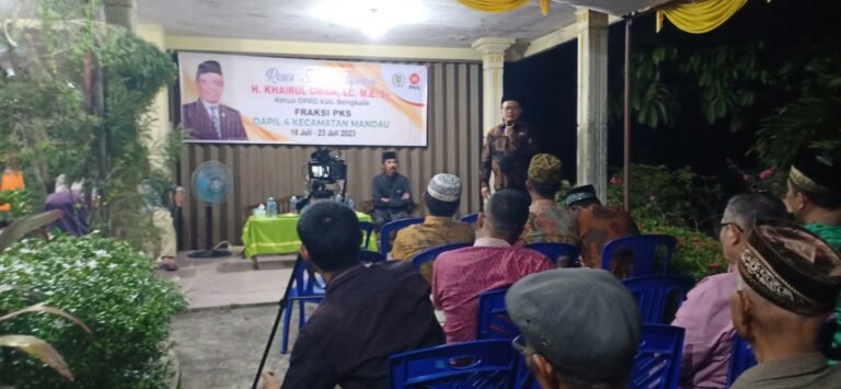 Reses Terakhir di Kelurahan Air Jamban, Ini Isi Reses Ketua DPRD Kabupaten Bengkalis