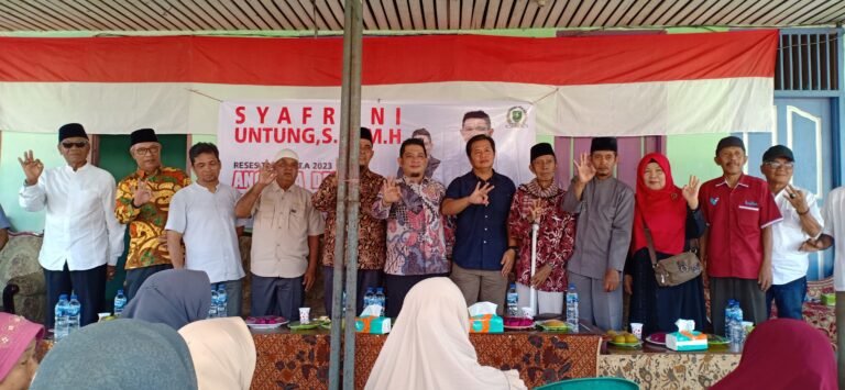 Reses Di Duri Timur, Ini Aspirasi Yang Diserap Syafroni Untung, S.H., M.H