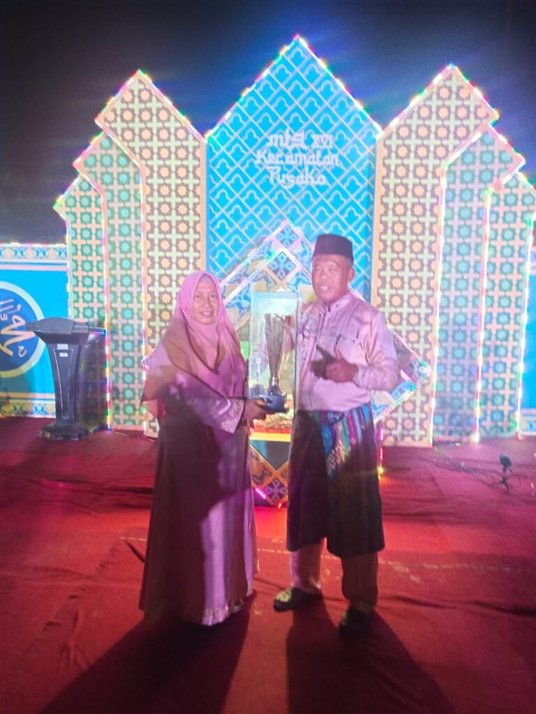 Dimasa Penghulu M. Rafi, Kampung Pebadaran Raih Juara Umum 1 yang ke-5 Kalinya, di MTQ ke-XVI Tingkat Kecamatan Pusako Tahun 2023