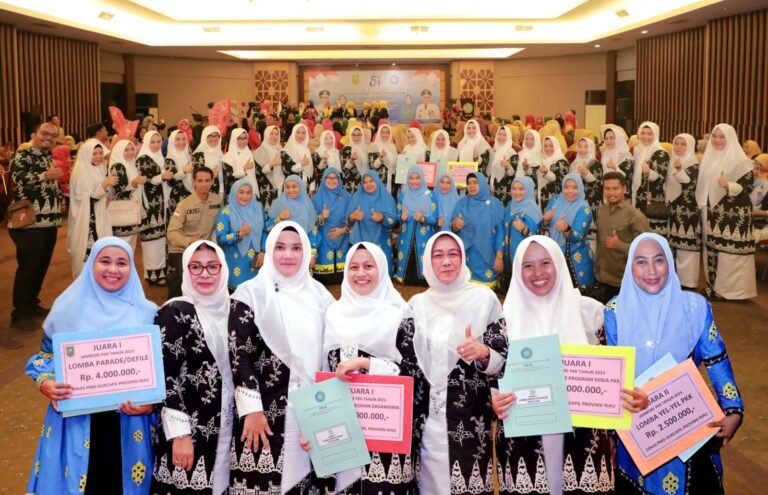 Bedelaw dan Luar Biasa, TP PKK Siak Borong Juara