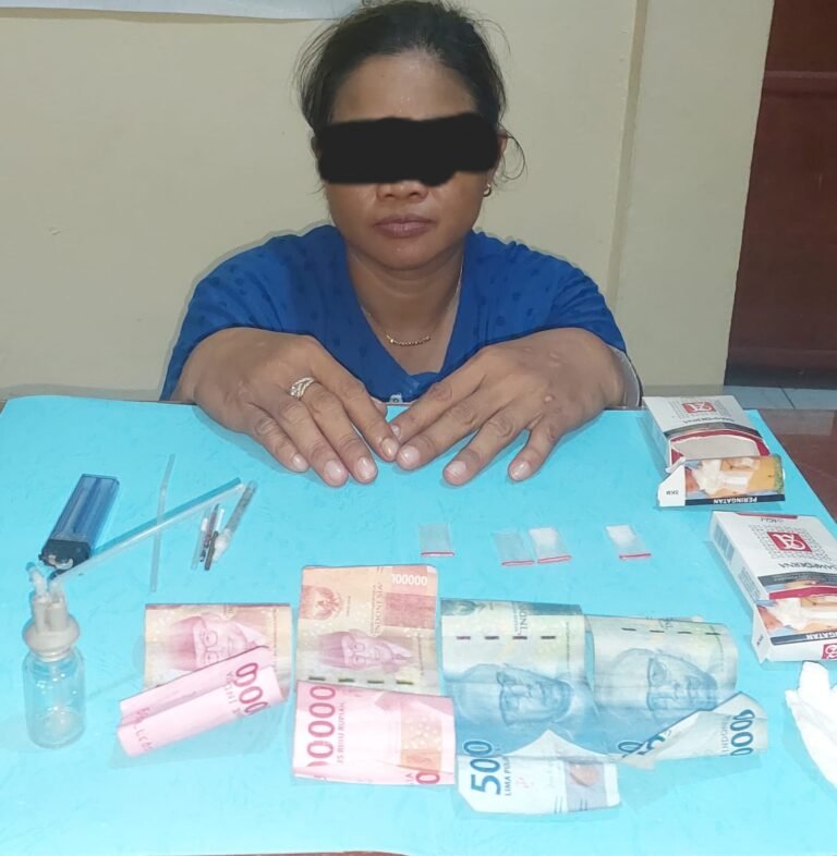 Sungai Tengah Geger, Seorang Wanita di Ciduk Polsek Sabak Auh, Diduga Pengedar Narkotika Jenis Shabu