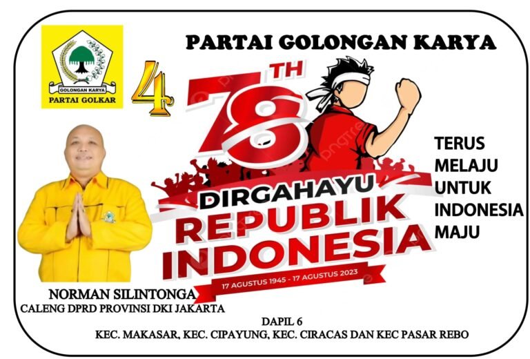 Norman Silintonga Caleg DPRD Provinsi DKI Jakarta DAPIL 6 ( Kecamatan Makasar, Cipayung, Ciracas dan Pasar Rebo )