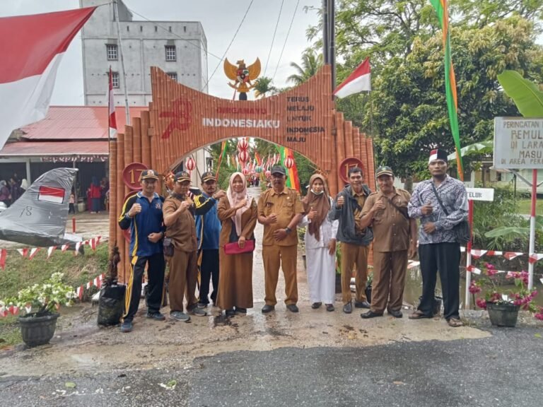 Kampung Temusai Taja Lomba Kebersihan Lingkungan, Sempena Meriahkan HUT RI Ke-78 Tahun,