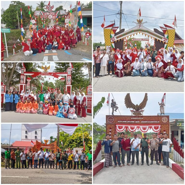 Meriahkan HUT RI, Forkompinca Bungaraya Taja Lomba Kebersihan Antar RW se- Kecamatan Bungaraya