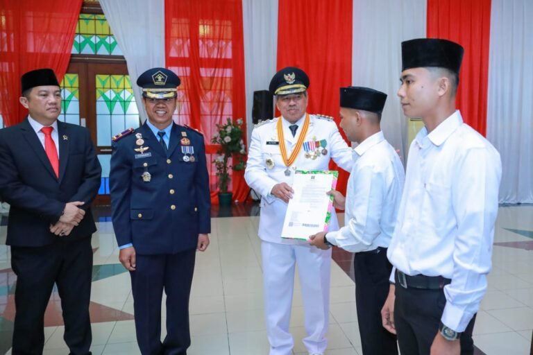 Rutan Kelas II B Siak Beri Remisi Umum Bagi 484 Warga Binaan, Pada HUT RI ke -78 Tahun 2023
