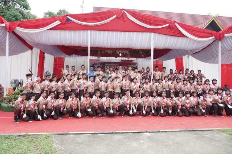 HUT Pramuka ke-62 di Kecamatan Mandau, Ini Isi Sambutan Camat Mandau