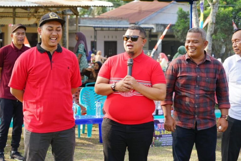 Camat Mandau Hadiri Tournament Sepak Bola Desa Bathin Betuah Cup 2 Tahun 2023