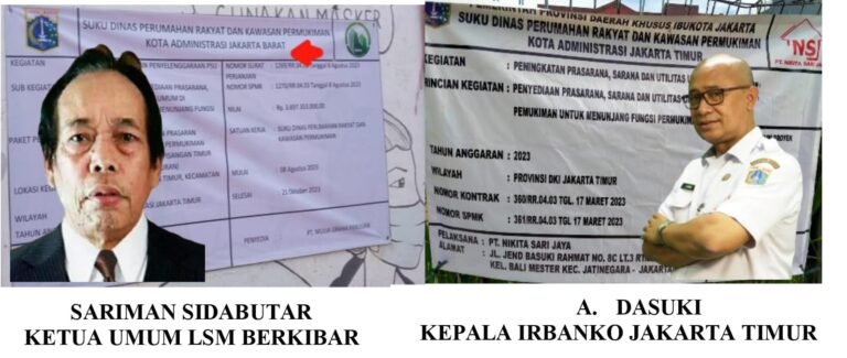 Kasudin RRKP Jakarta Timur Diduga Alergi Dikonfirmasi Awak Media