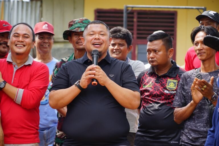 Giat Gotong Royong di Kelurahan Talang Mandi, Ini Pesan Camat Mandau Untuk Warga