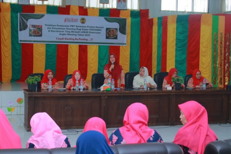 Di Siak Keluarga Berkecukupan Bisa Kena Stanting, Forikan Siak Gelar Penyuluhan