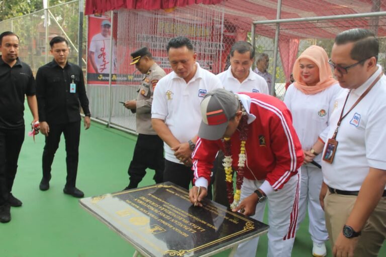 Ketua Presidium FPII dan Dewas DPI Hadiri Peresmian Lapangan Tenis L’KIARA di Lapas Kelas II B Warungkiara Sukabumi