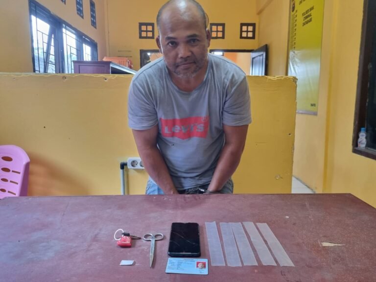 Diduga Miliki Shabu-Shabu, Pria Ber-KTP Tumang Kecamatan Siak di Ciduk Polsek Sungai Mandau Polres Siak