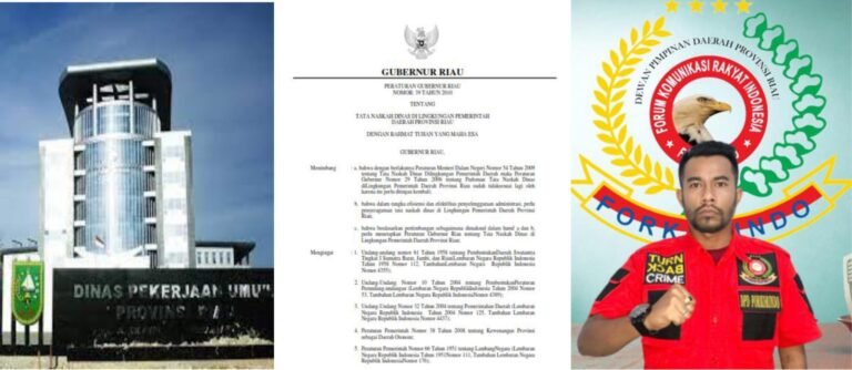 Ada Apa? Diduga Kepala Dinas PUPR Provinsi Riau Kelabui Pejabat Tinggi Negara