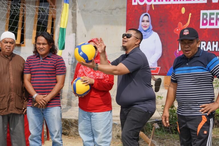 Camat Mandau Buka Turnamen Bola Voli Duri Timur Bermasa Cup Tahun 2023