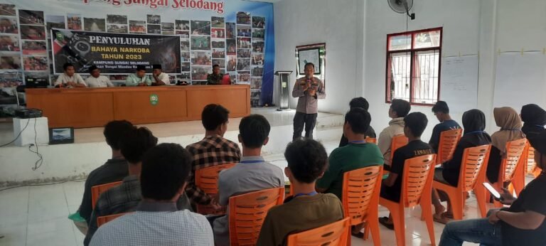 DARURAT NARKOBA, KAPOLSEK SUNGAI MANDAU LAKSANAKAN PENYULUHAN BAHAYA NARKOBA