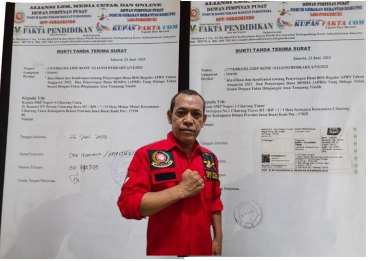 Diduga Ada Indikasi Korupsi, LSM dan Media Laporkan 3 SMPN Kabupaten Bekasi Ke Tipikor