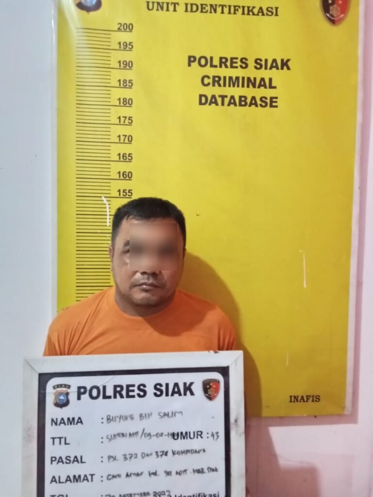 Ketua PWRI Siak di Tangkap Polisi