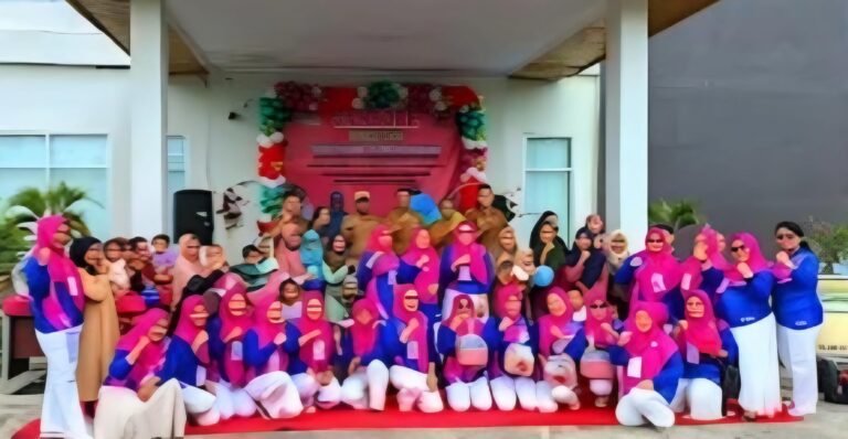 Camat Pinggir Buka Secara Resmi Lomba Jambore Kader PKK Tingkat Kecamatan Pinggir Tahun 2023