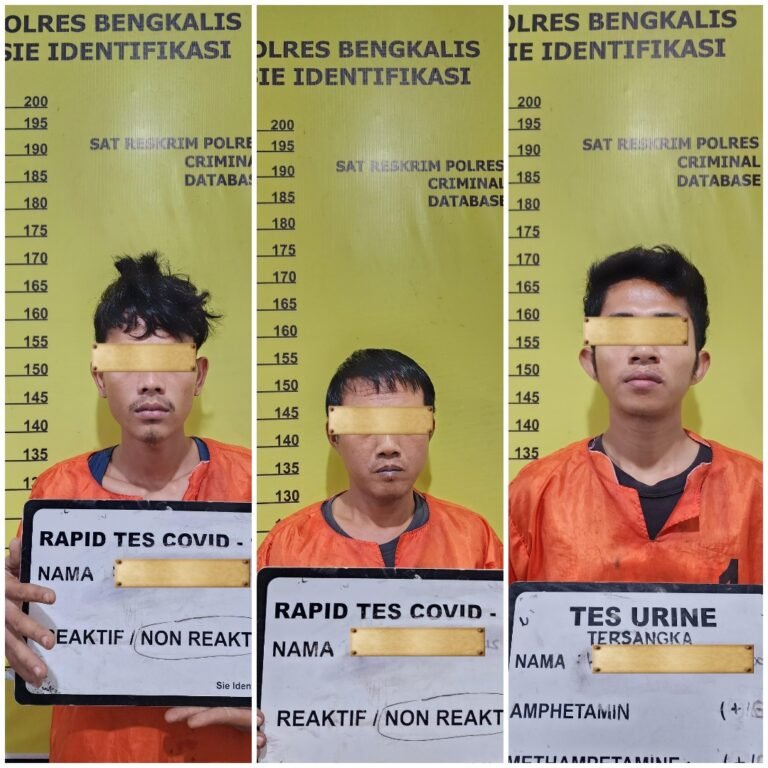 Beraksi di 7 TKP, Pelaku Serta Penadah Pencurian Berhasil Diciduk Sat Reskrim Polres Bengkalis
