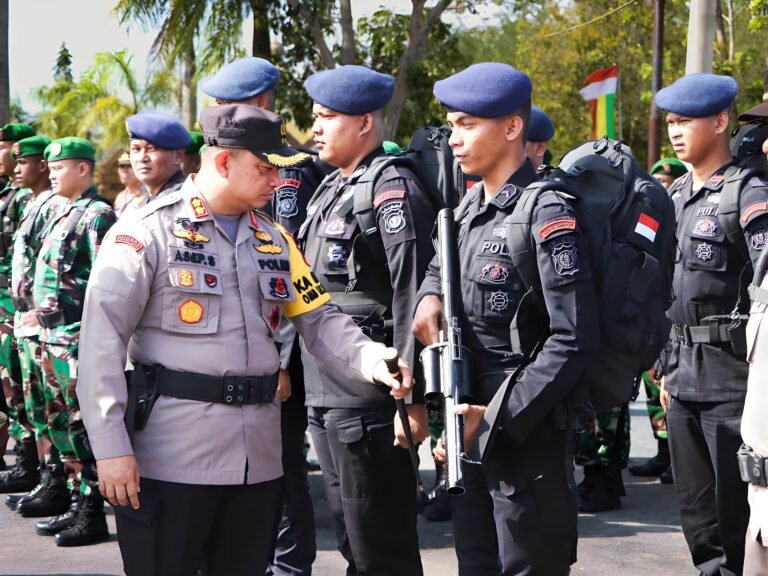 Polres Siak Siapkan Ratusan Personel Gabungan Untuk Amankan Pemilu 2024