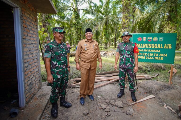 Bupati Alfedri Terima Asisten Teritorial Kepala Staf AD dan Cek Kesiapan Acara TMMD