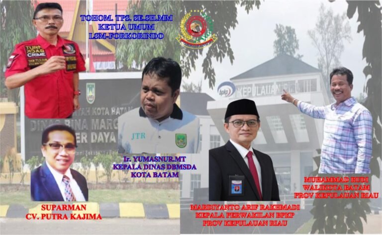 lSM Forkorindo Akan Laporkan BPKP Kepri dan PPK DBMSDA Batam, Atas Dugaan Kasus Manipulasi Anggaran