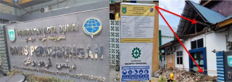 Proyek Gedung Dishub Dumai 1,7 M Diduga Bermasalah, Kadishub Said E Selaku PA Terkesan Menghindar, Sulit Dijumpai