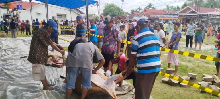 Masjid Nurul Ikhlas Laksanakan Kurban, Ini Jumlah Hewan Kurbannya