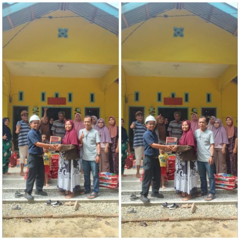 PT. Permata Citra Rangau Serahkan Sembako Ke Masyarakat