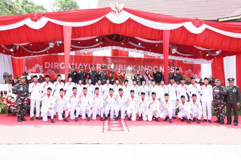 Hari Kemerdekaan Republik Indonesia ke-79 di Kecamatan Mandau Berlangsung Khidmat