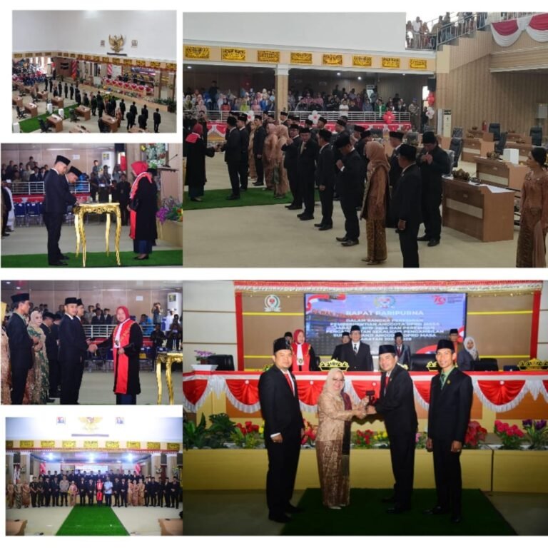 Sidang Paripurna Istimewa dan Pengambilan Sumpah Anggota DPRD Kab. Mesuji