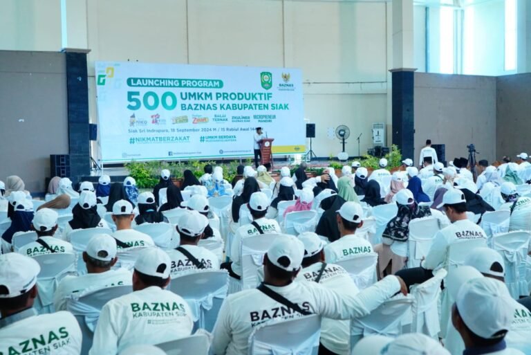 Dukung Pertumbuhan Ekonomi, BAZNAS Siak luncurkan 500 UMKM