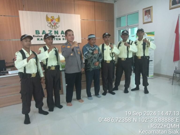 Program Siak Cerdas BAZNAS SIAK Kerjasama dengan UPZ Polres Siak, Serahkan Ijazah Keahlian Security Gada Pratama