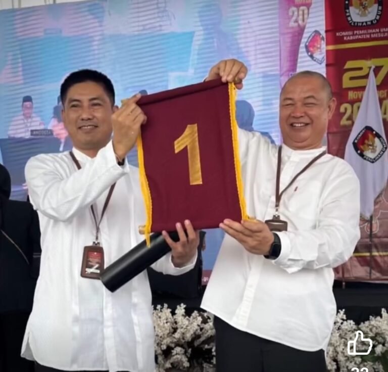 KPUD Mesuji Lakukan Pengundian Nomor Urut Calon Bupati, Wakil Bupati Pilkada – 2024