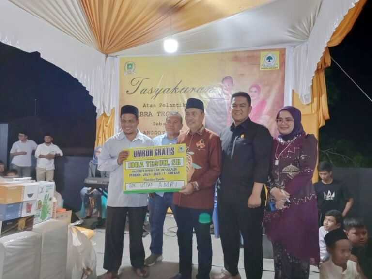 Usai Dilantik Sebagai Anggota DPRD, Ibra Teguh Buat Tasyakuran, Cagub Syamsuar Ucapkan Tahniah