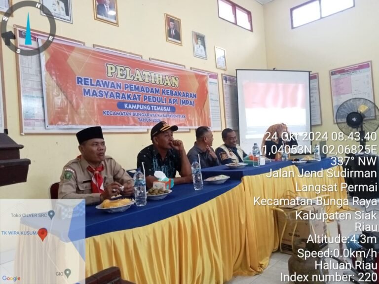 Antisipasi Karhutla, PemKam Temusai Taja Pelatihan Relawan Pemadam Kebakaran Masyarakat Peduli Api