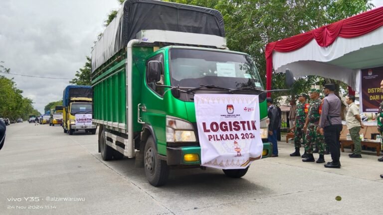 KPU Kabupaten Siak Resmi Distribusikan Logistik Pilkada 2024