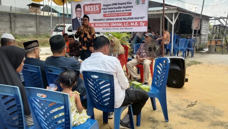 Reses Perdana di Pematang Pudu, Ini Yang Disampaikan H. Khairul Umam